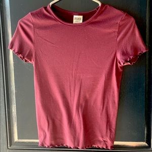 Pink/Victoria’s Secret Burgundy T-Shirt
